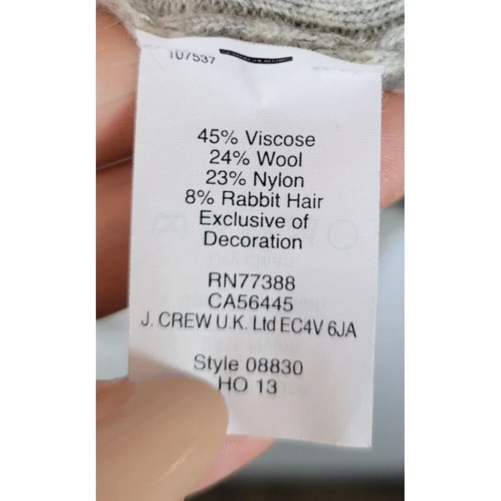 J. Crew Womens Wool Blend Sweater Size S